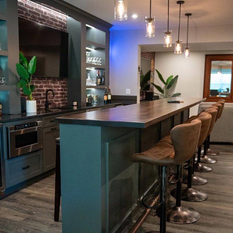 dellCore Contracting | Services | Basement Remodel